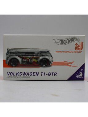 Hot Wheels ID 2019 Volkswagen T1 GTR Clear Silver Series 1 Nightburnerz 05/06
